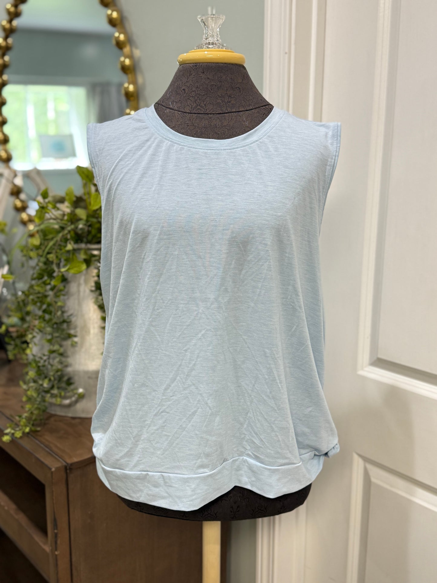 Womens All In Motion Blue Athletic Tank XL EUC