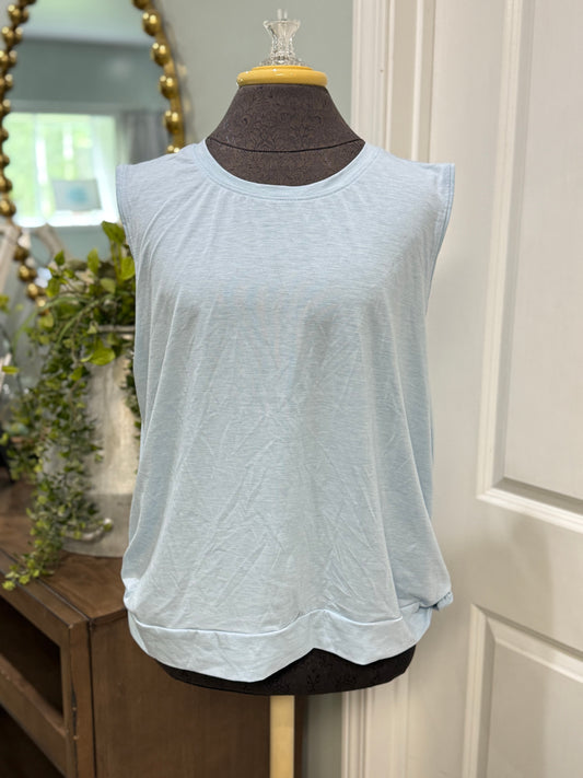 Womens All In Motion Blue Athletic Tank XL EUC