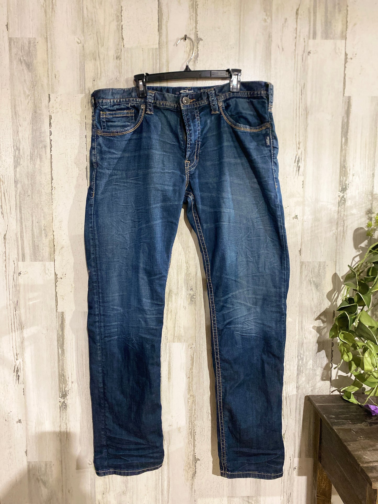 Men's Silver Jeans Eddie Style W38/L34