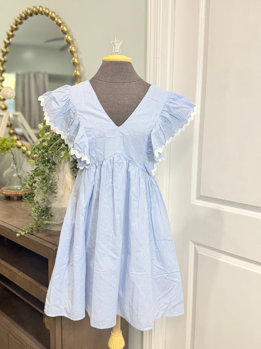 Womens Prosperina Scalloped Dress Small NWT $120