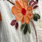 Womens White Embroidered Blouse Size Medium EUC