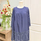 Womens Crown & Ivy Eyelet Dress 20W EUC