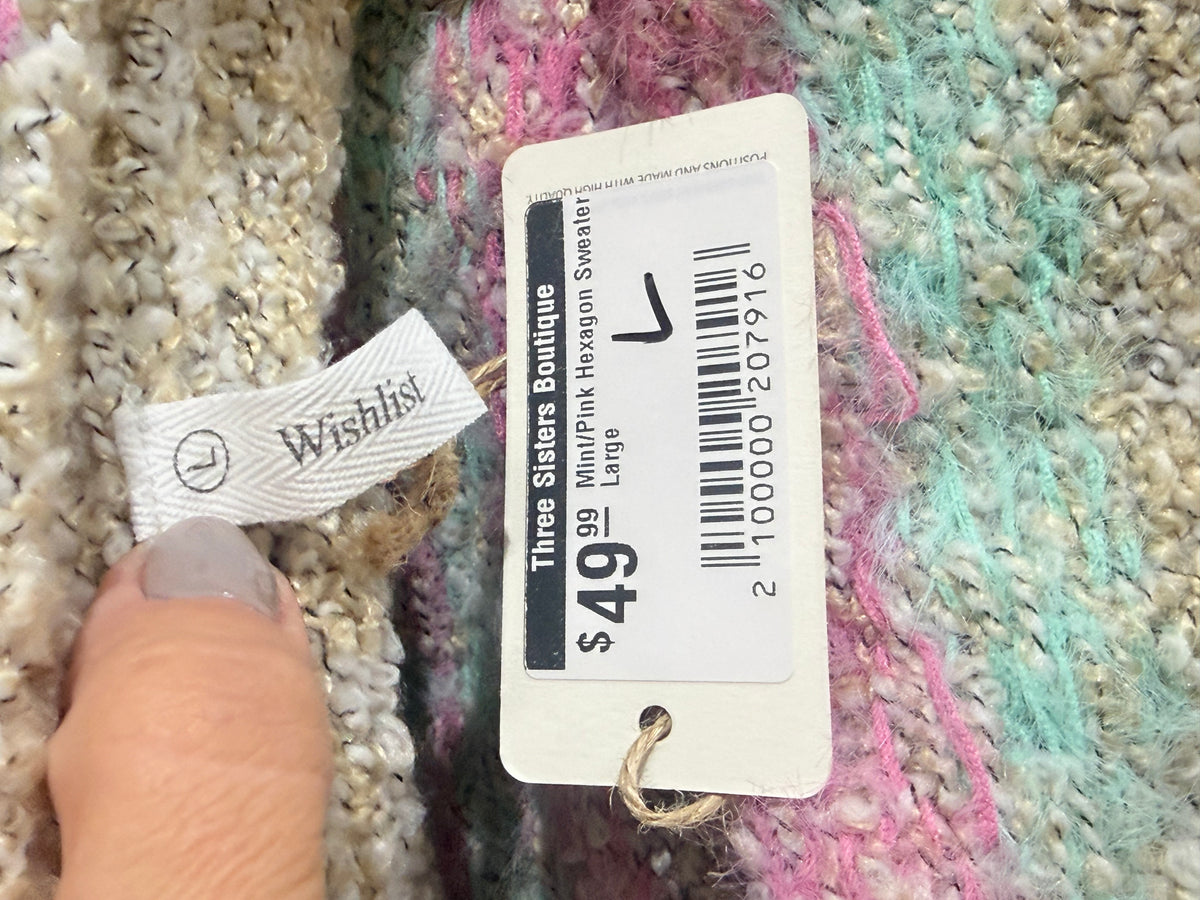 Womens Wishlist Fuzzy Sweater Size Large NWT