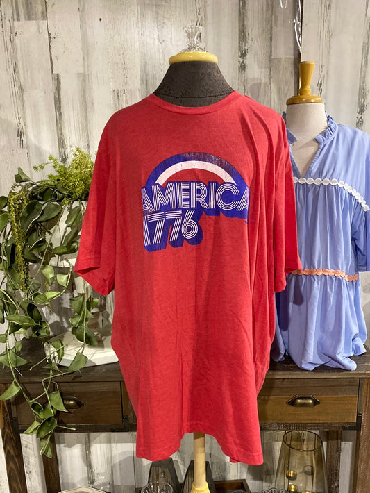 Womens America Tshirt Size 3X