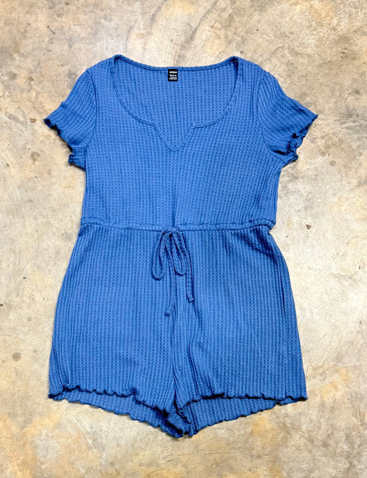 Womens Knit Shorts Romper Large EUC