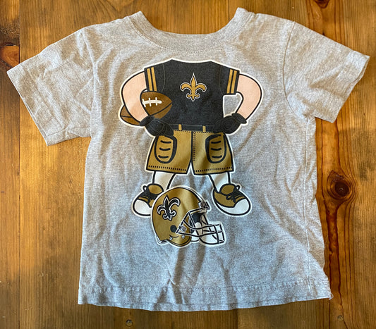 Boys New Orleans Saints Tshirt Sz 4T