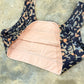 Womens Leopard/Pink Reversible Sports Bra 2X/3X