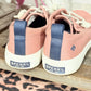 Womens Sperry Pink Sneakers Size 6 GUC