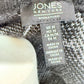 Womens Silver Star Black Sweater Medium EUC