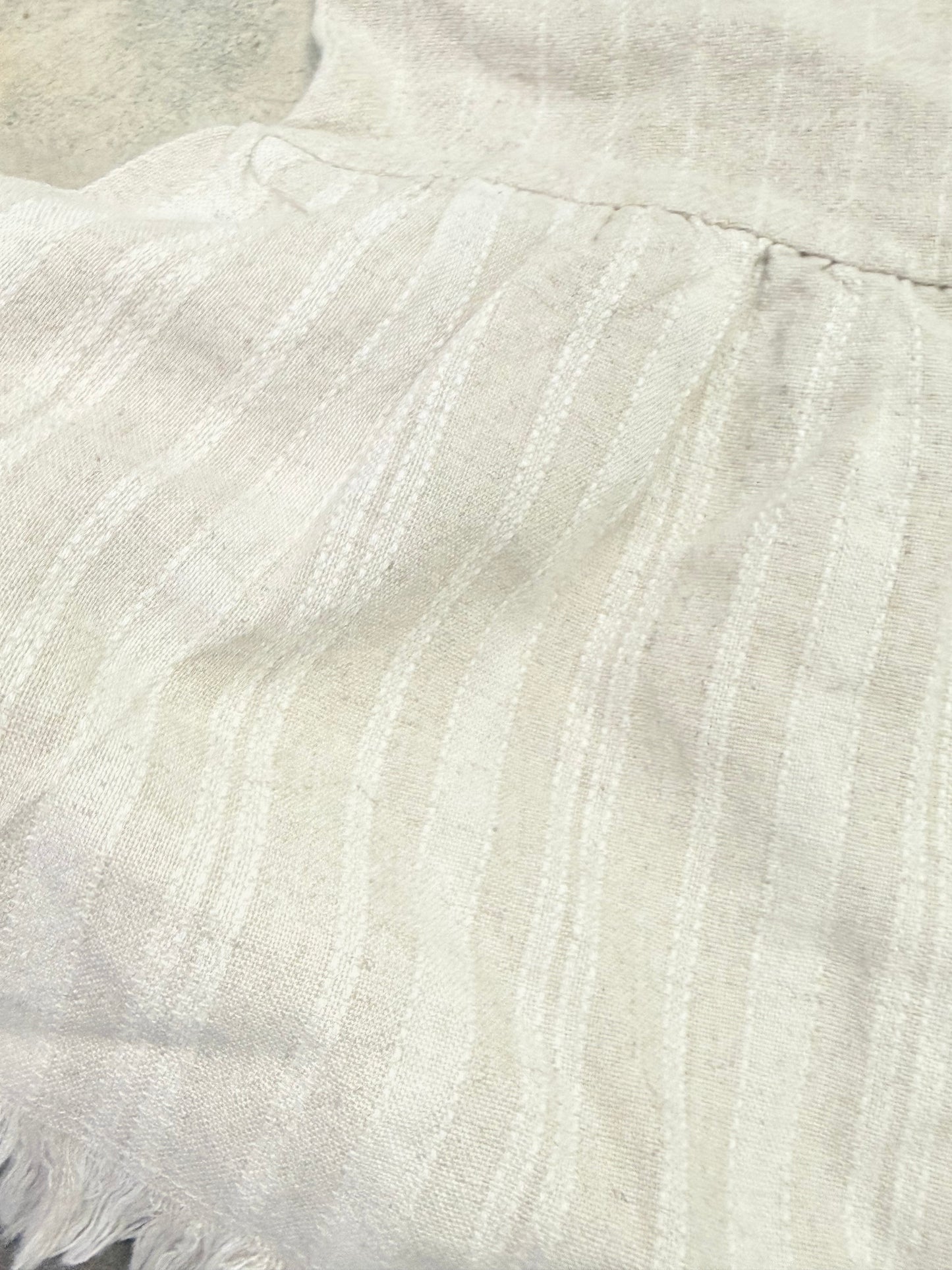 Womens Umgee Linen Ruffle Pants Small NWT