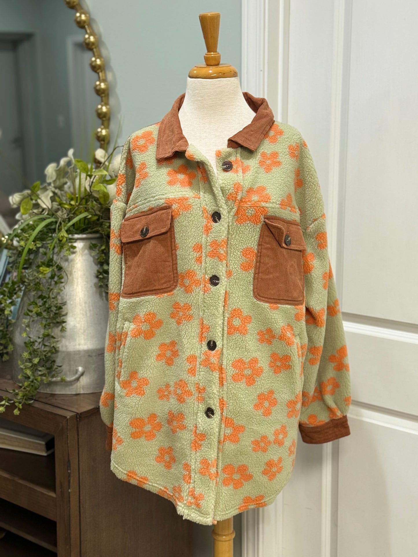 Womens 143 Story Shacket Size Large NWT $56