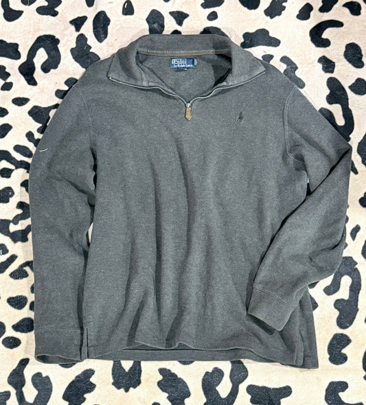 Mens Ralph Lauren 1/4 Zip Pullover Medium EUC