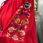 Womens KAS Designs Embroidered Blouse Size Medium