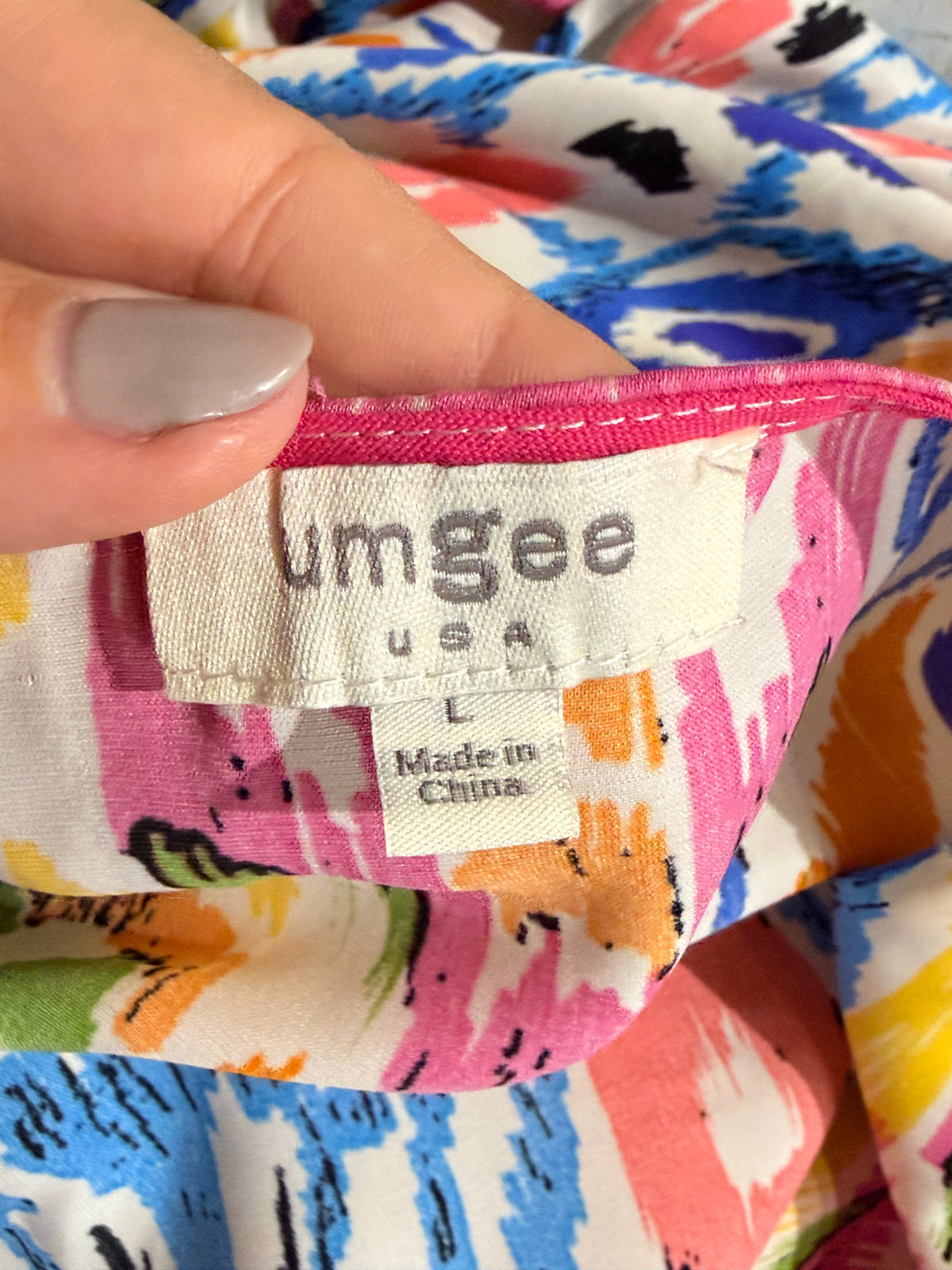 Womens Umgee Maxi Dress Size Large EUC