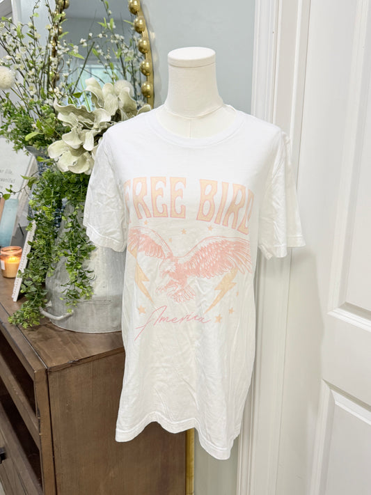 Womens Free Bird Tshirt Small/Medium EUC