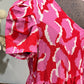 Womens Pink Leopard Umgee Dress Medium EUC