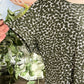Womens Michael Kors Green Floral Dress 2X EUC
