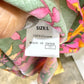 Womens Green Floral Smocked Maxi Dress Large NWOT