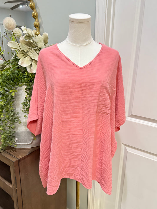 Womens Zenana Air Flow Blouse XL EUC