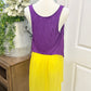 Womens Umgee Purple & Yellow Tank Small EUC