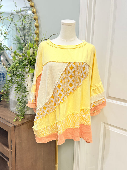 Womens Oli & Hali Floral Blouse Large NWT $59