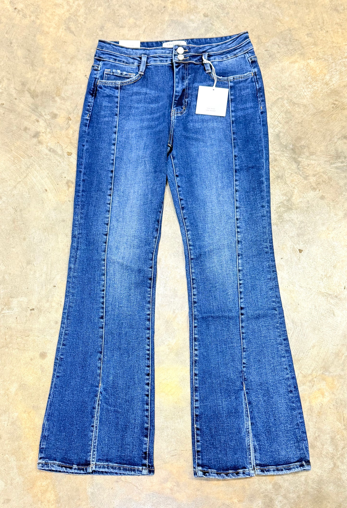 Womens Lovervet High Rise Flare Jeans 32/15 NWT