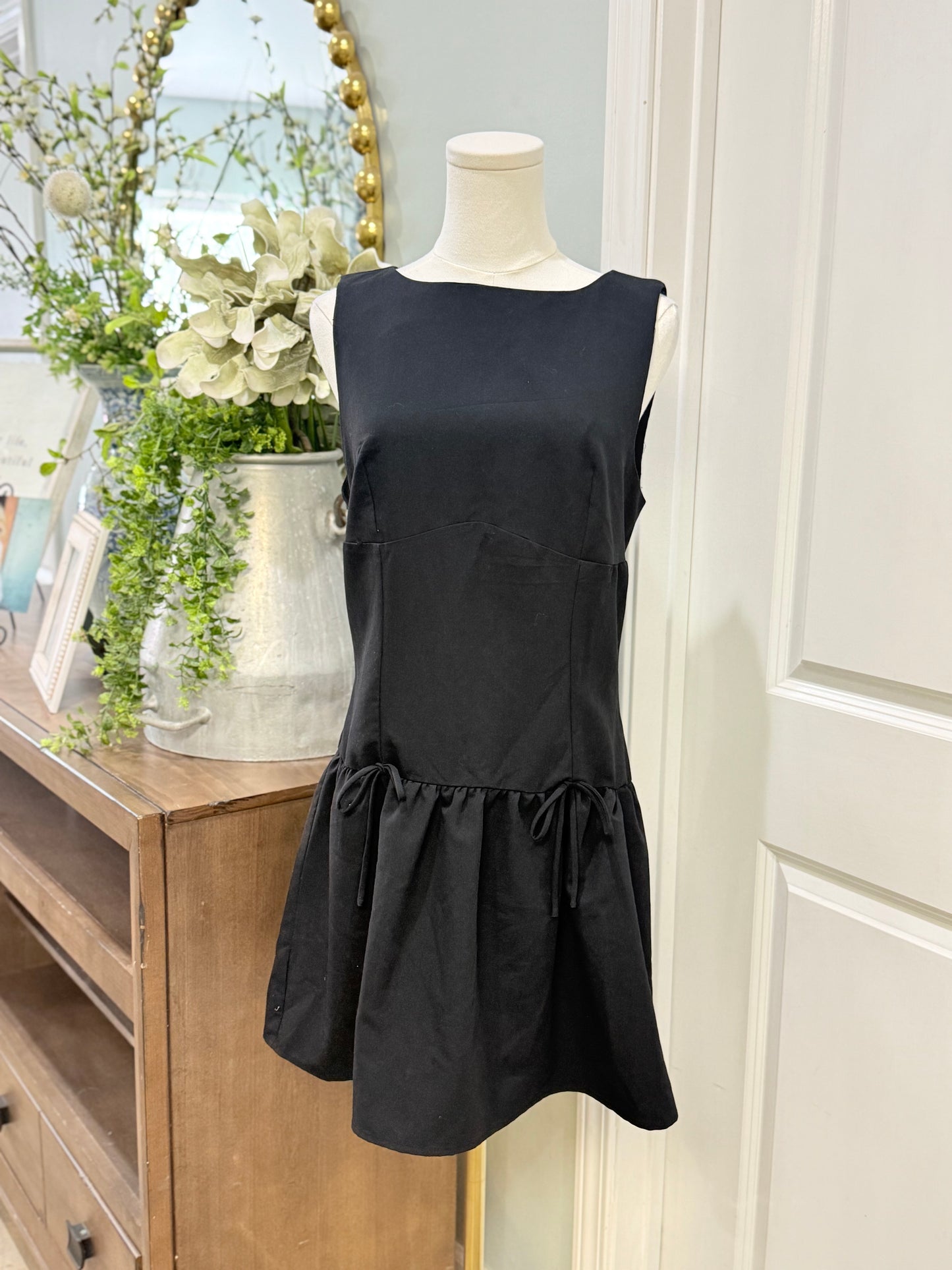 Womens Lovefire Black Dress Large EUC