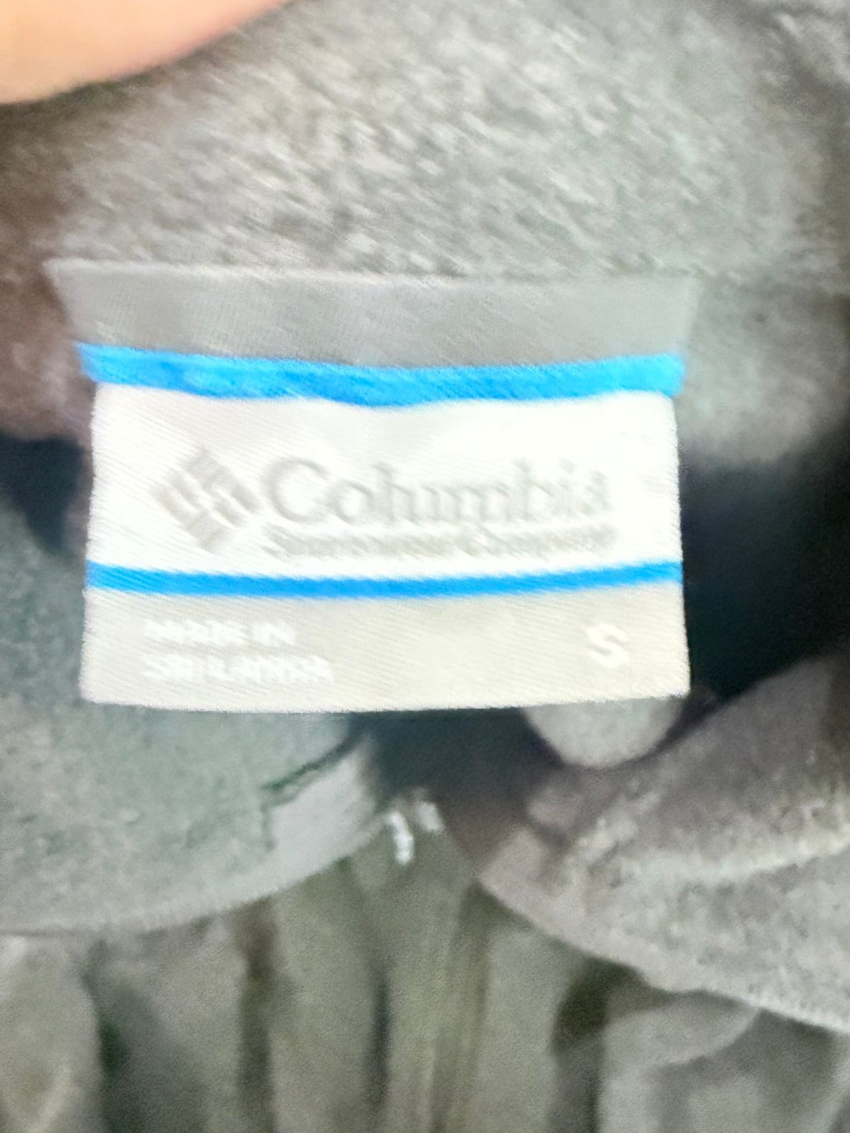 Mens Columbia Fleece Jacket Small EUC