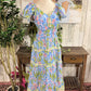Womens Umgee Flutter Sleeve Maxi Dress Large NWT