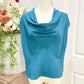 Womens She+Sky Cap Sleeve Blouse Small EUC