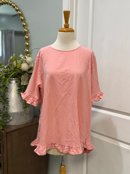 Womens Cotton Blouse Size XL