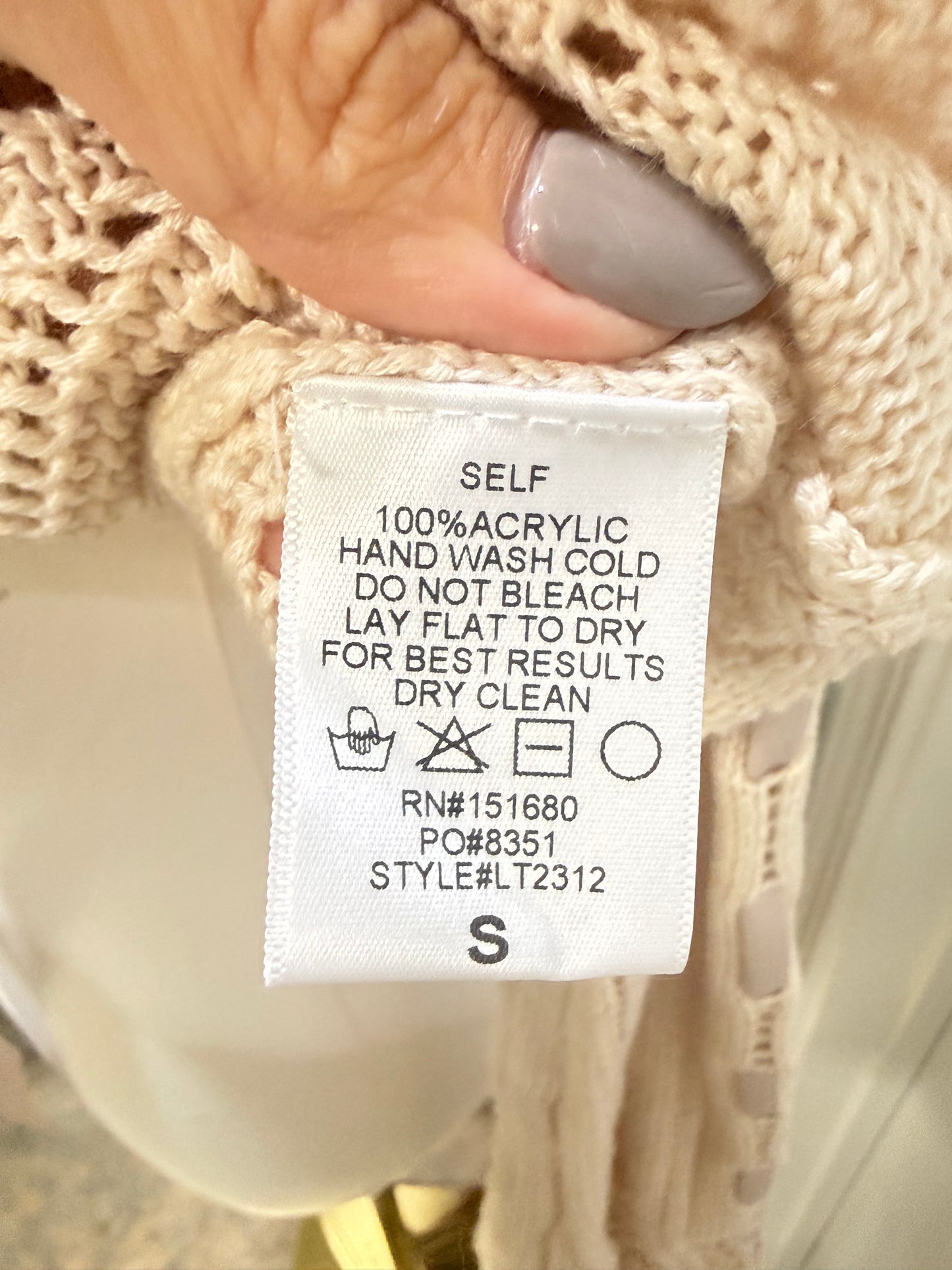 Womens Storia Knit Sweater Small EUC