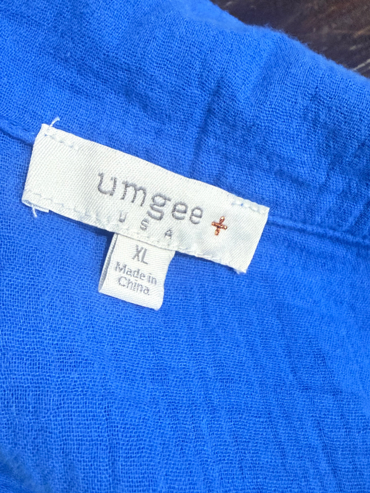 Womens Umgee Cotton Gauze Dress Size XL EUC