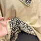Womens POL Leopard Blouse Medium EUC