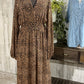 Womens Blumin' Leopard Maxi Dress Size 3X
