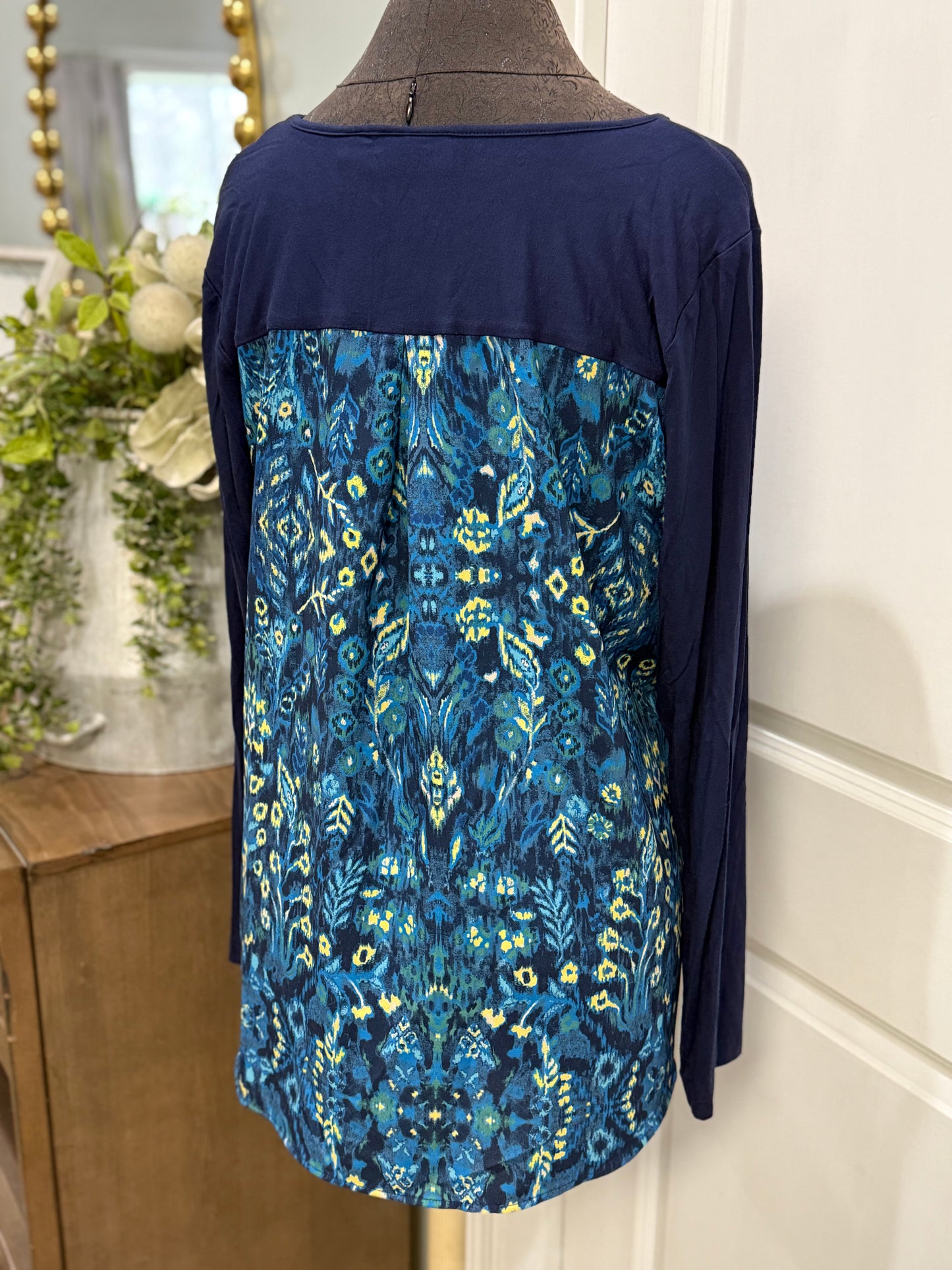 Womens Kim Gravel Blouse Medium