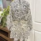 Womens Adrienne Leopard Dress Small NWT
