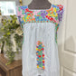 Womens J.Marie Embroidered Blouse Small