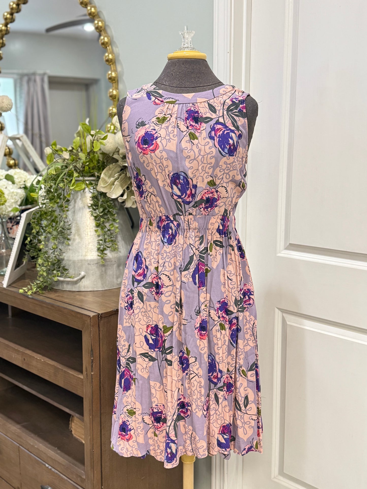 Womens Boden Floral Dress Size 6R EUC