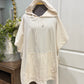 Womens Easel Short Sleeve Pullover 1X EUC