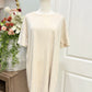 Womens Suede Like Midi Dress Medium