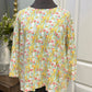 Womens Kim Rogers Floral Blouse Size 1X EUC