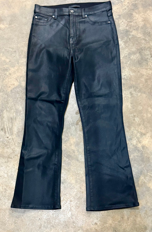 Womens Black 7 for Mankind Jeans Size 30 EUC
