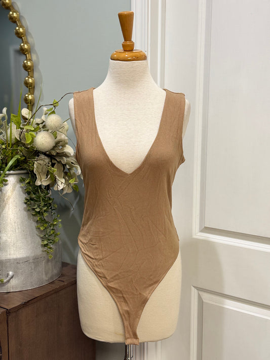 Womens Mittoshop Ribbed Bodysuit Size Large