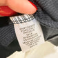 Womens Sewn+Seen Ribbed Black Blouse Medium EUC
