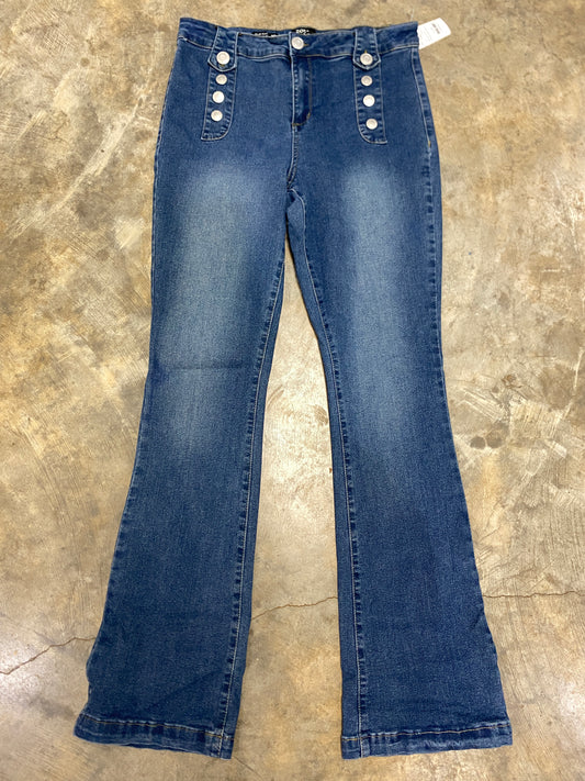 Womens Zoe & Phoebe Flare Jeans 10