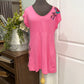 Womens Johnny Was Tshirt Embroidered Dress Large Retails $255