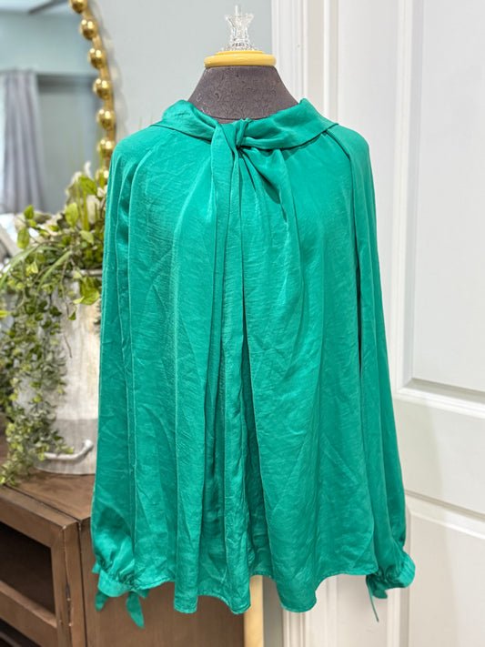 Womens ODDI Satin Blouse 2XL EUC