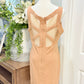 Womens NikiBiki Stone Nude Dress Large EUC