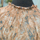 Womens Olivaceous Smocked Dress Size Medium